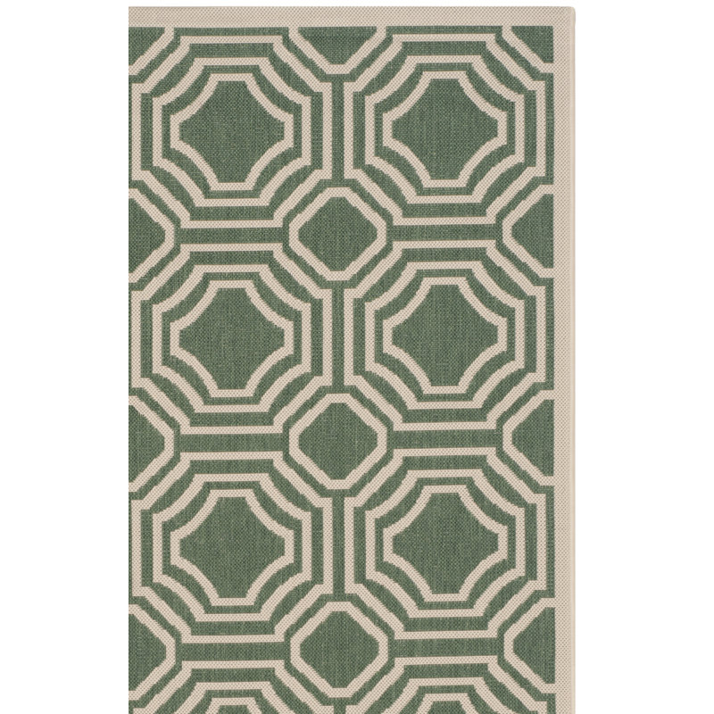 Arneshia Geometric Indoor/Outdoor Area Rug, Rectangle 6'7" x 9'6"