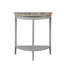 Console Justino en chêne gris et gris