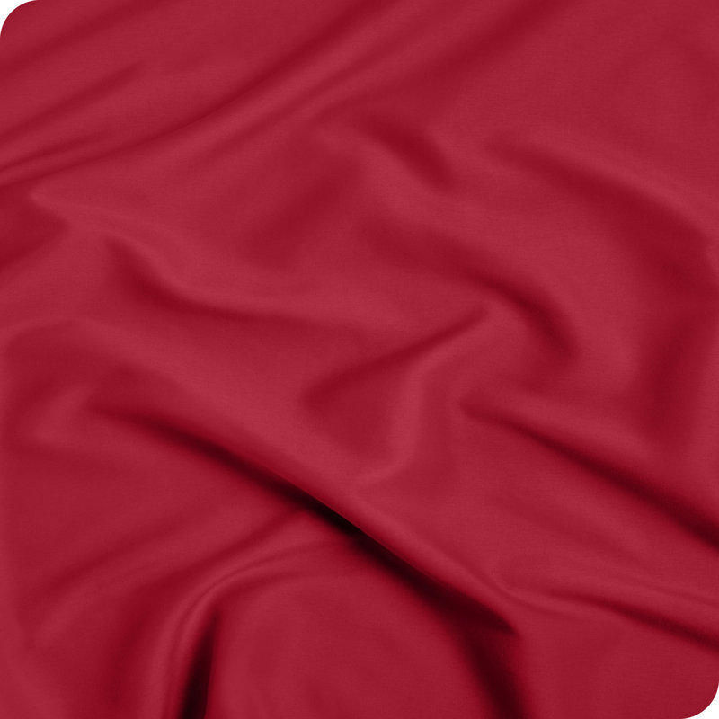 Microfiber Fitted Sheet with Pillowcase Set   , Red, King Fitted Sheet with 2 Pillowcases