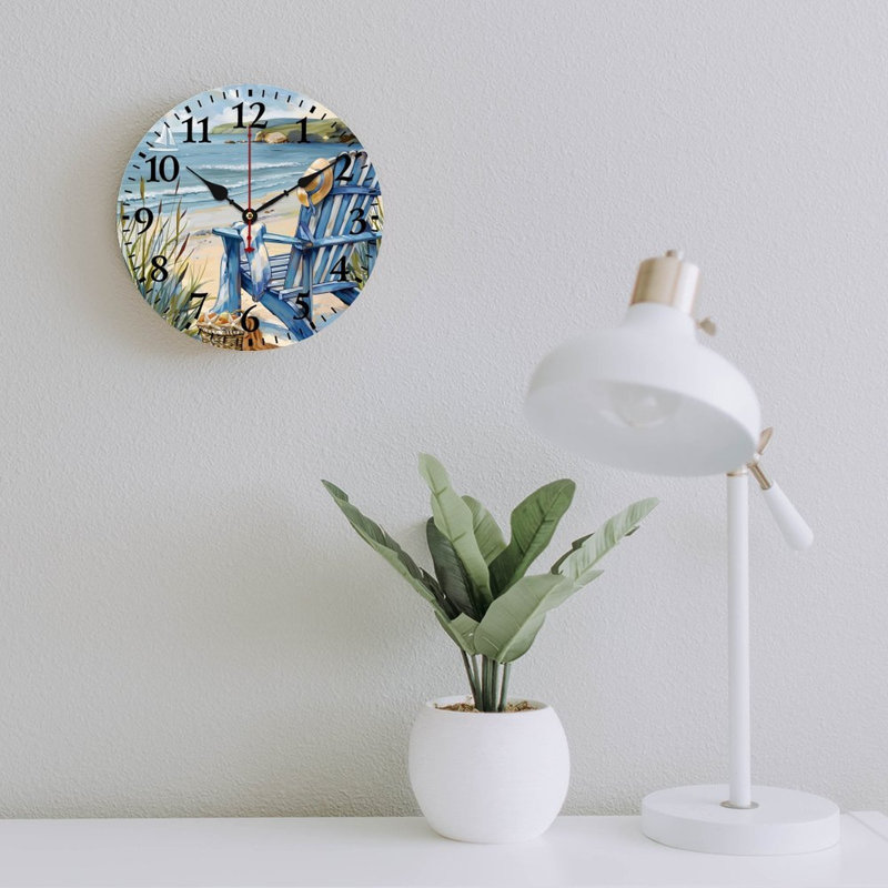 Horloge murale 12 pi x 12 po Pastel