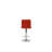 Bar Stool In Red, Chrome