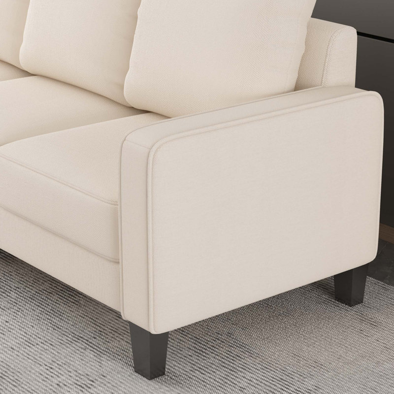 Canapé à 3 places de l 75 po, Beige
