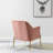 Cleo 26" Wide Contemporary Chair with Recessed Arms-530174132