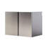 Armoire montée au garage gris métallique Series - Mur, fermeture en douceur, rangement extra profond, chaleur de l'eau, mur anti-taches avec design, espace de rangement, résistance à la chaleur et caractéristiques