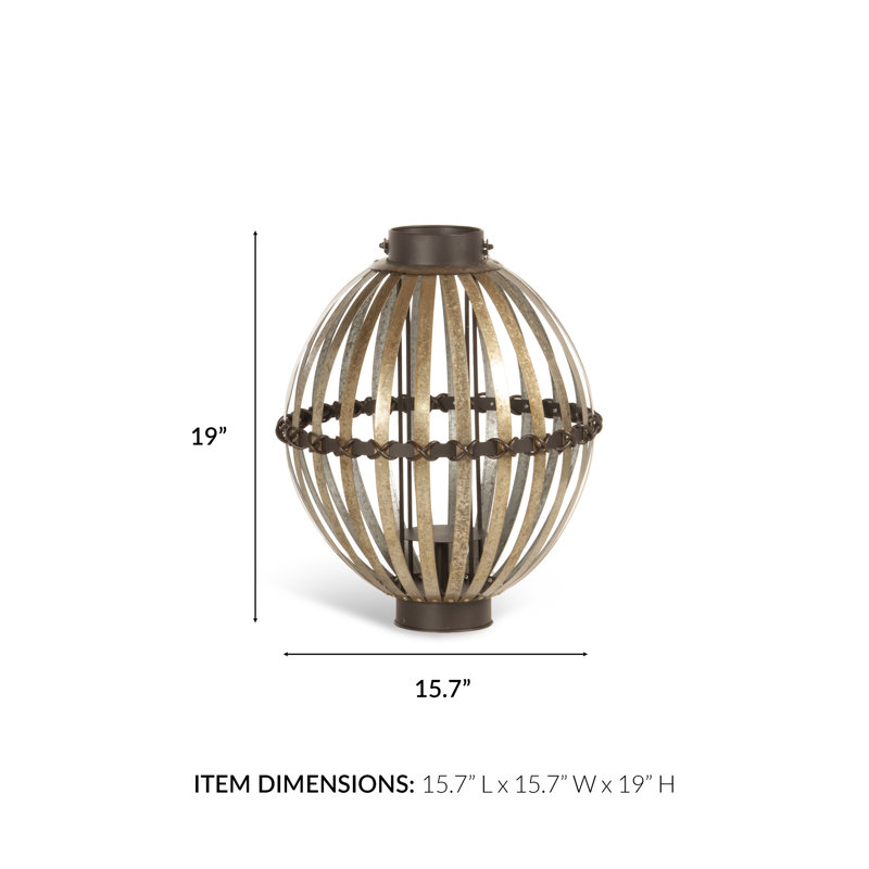 Avery 19" - Aluminum Floor Lantern