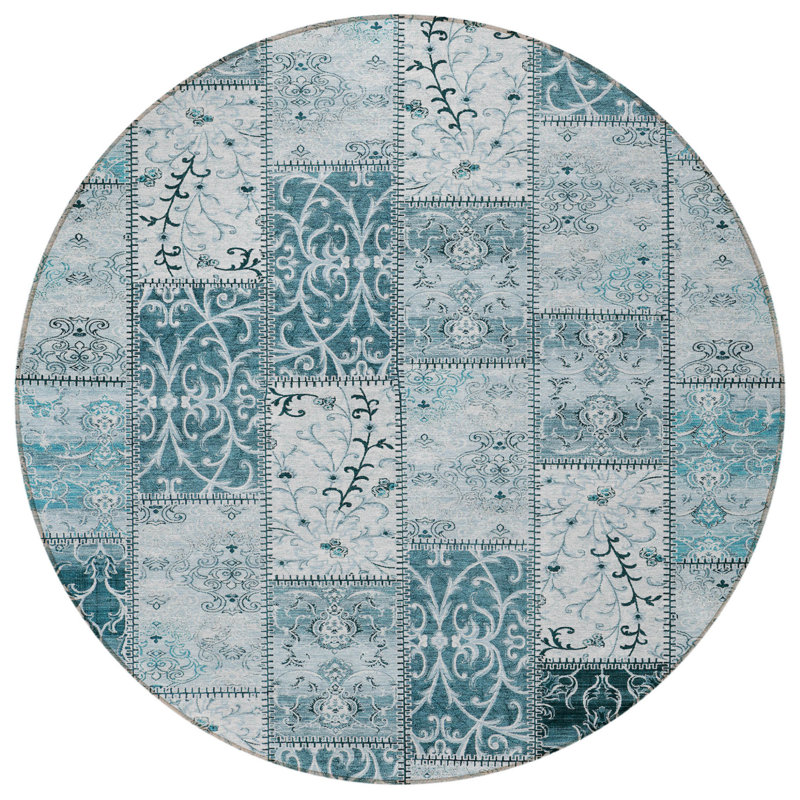 Tapis d'intérieur rond 8 pi