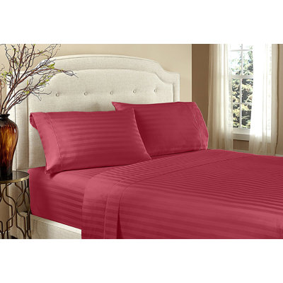  Ensemble de draps en satin de microfibre Luxurious