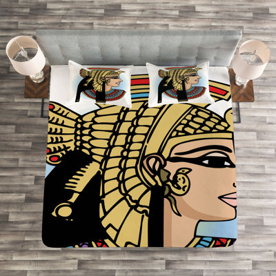 Adonias Black/Yellow Microfibre Bedspread Set