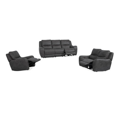Partida 3-Piece Upholstered Power Reclining Sofa Set