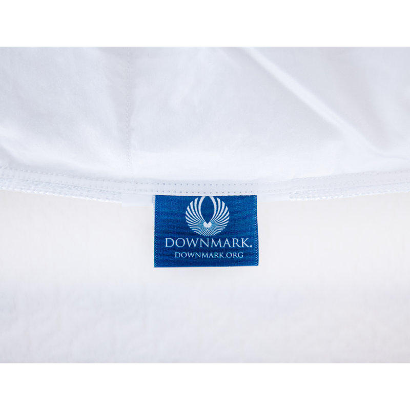 550 Fill Power White Duck Down 500 Thread Count Comforter, Queen (50 oz)