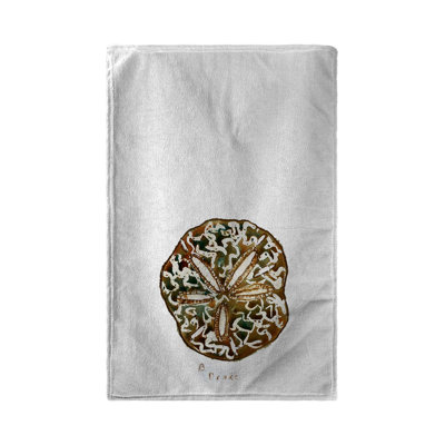 Serviette de cuisine en dollar sable