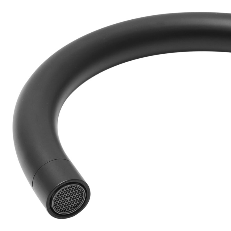 G1/2 304 Stainless Steel Dual-Handle Kitchen Faucet, Black