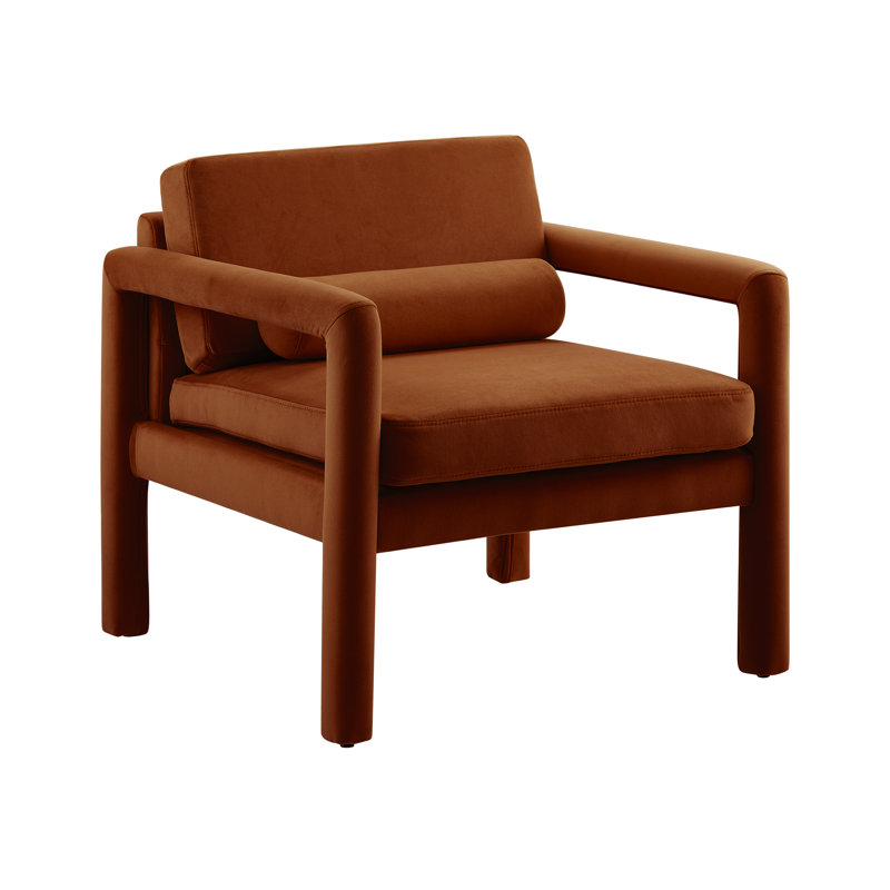Fauteuil Solaris, Velours caramel