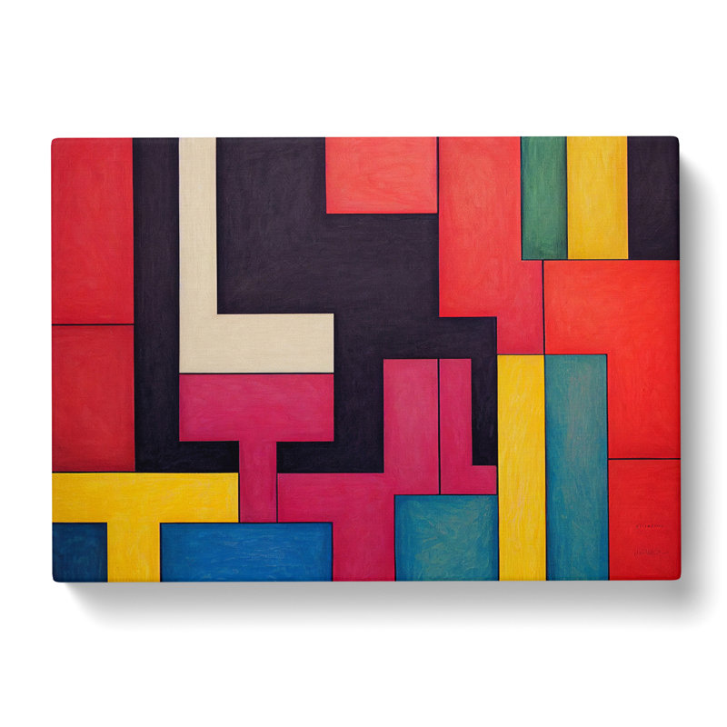 Bauhaus Abstract Vol.3 - Wrapped Canvas Print, 35cm H x 50cm W x 3cm D