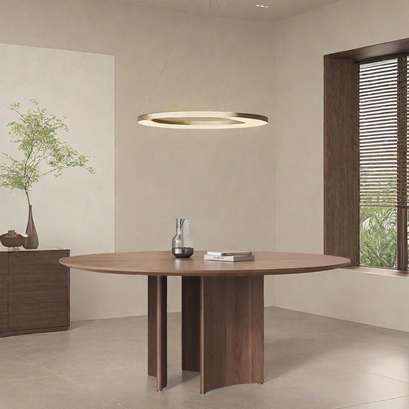 Grande table de salle à manger Jinn, H 29,5 po x L 53,1 po x l 53,1 po