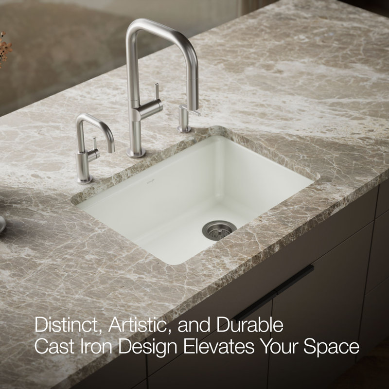 Riverby 27" Undermount Single-Bowl Workstation Kitchen Sink, Dune