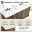Ensemble de meuble-lavabo double 72 po Hermes-1562181969-1562181970