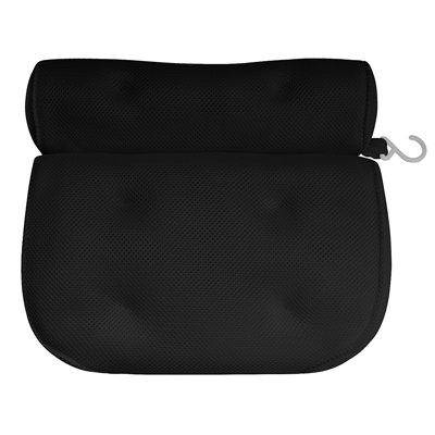 3d Mesh Bath Pillow With 6 Suction Cups - Extra Large 14.5in Head & Shoulder Support Headrest For Tub/jacuzzi In