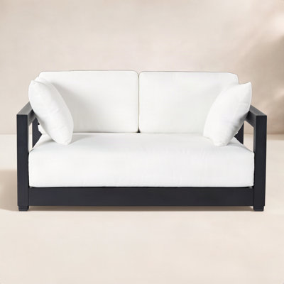 Melrose 52.75" Wide Loveseat with Cushions
