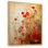 «God and Red Floral Japanese Tiles I», art mural botanique