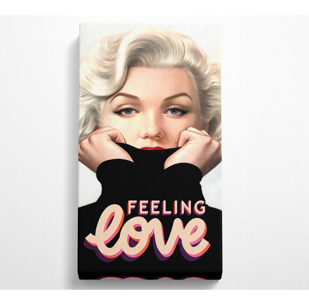 Leinwandbild Marilyn Monroe Feeling Love