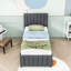 Lit plateforme tapissier avec lit gigogne et tiroirs de rangement-778333924-778333925