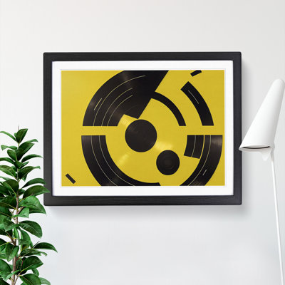 Abstract Vinyl Record Art Vol.3 - Framed Print