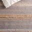 Tapis gris / naturel à tissage plat Soliz-807308337