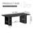 Hulste 70" Executive Desk, Black-1539722834