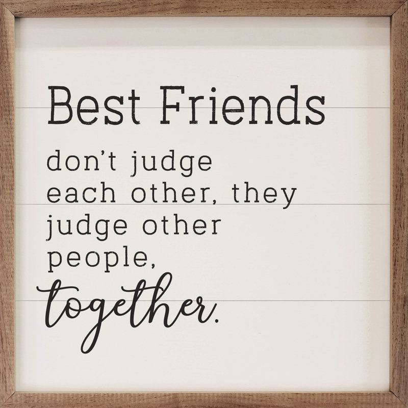 Best Friends Judge - blanc, H 8 po x l 8 po x P 1 po
