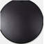 Miroir de salle de bain circulaire noir en métal 20 pouces-594787332