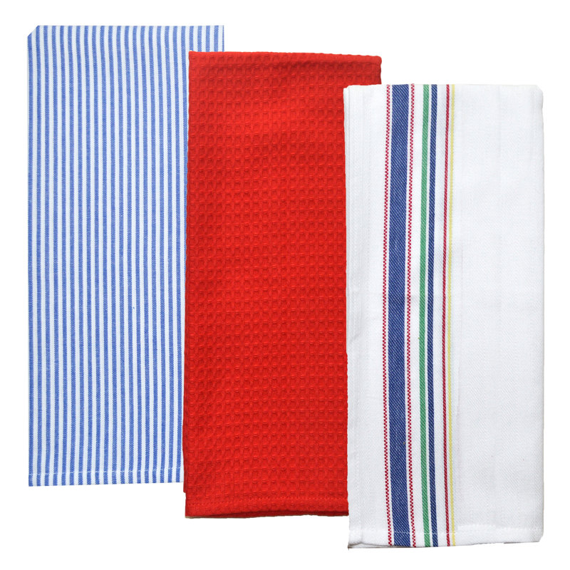 Rayures bleu marine rétro blanc, Rouge / Blanc / Bleu