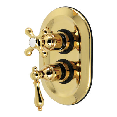 Ensemble robinet thermostatique et garniture de douche Kingston Brass Restoration - Robinet inclus