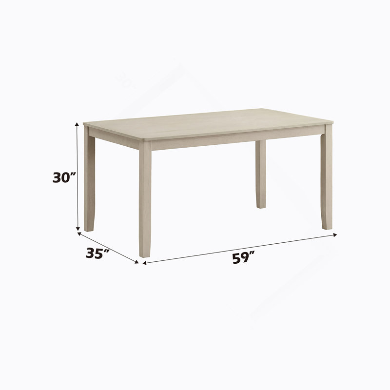 7-Piece Dining Set With Rectangular Table