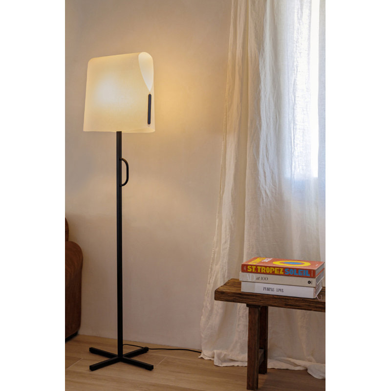 Lampe sur pied Luang, Beige
