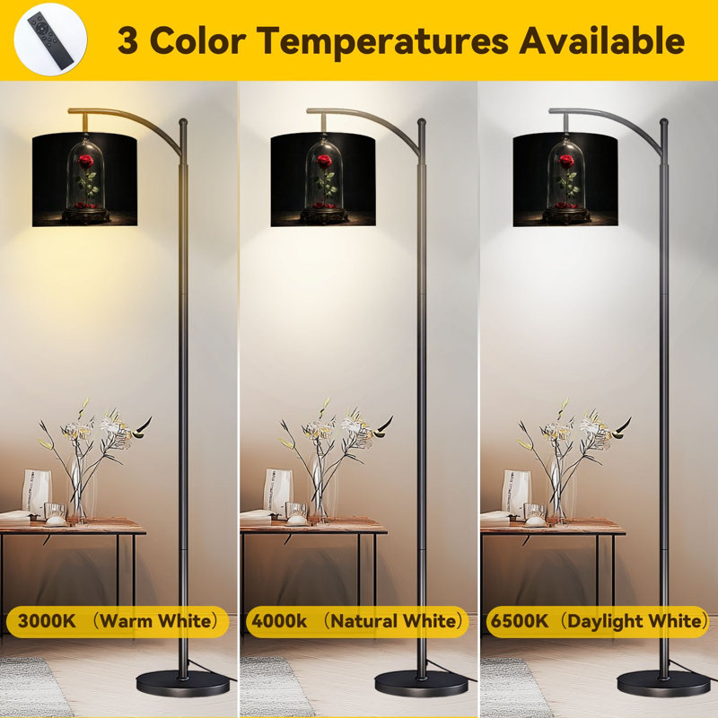 Lampe sur pied Arc Red Rose