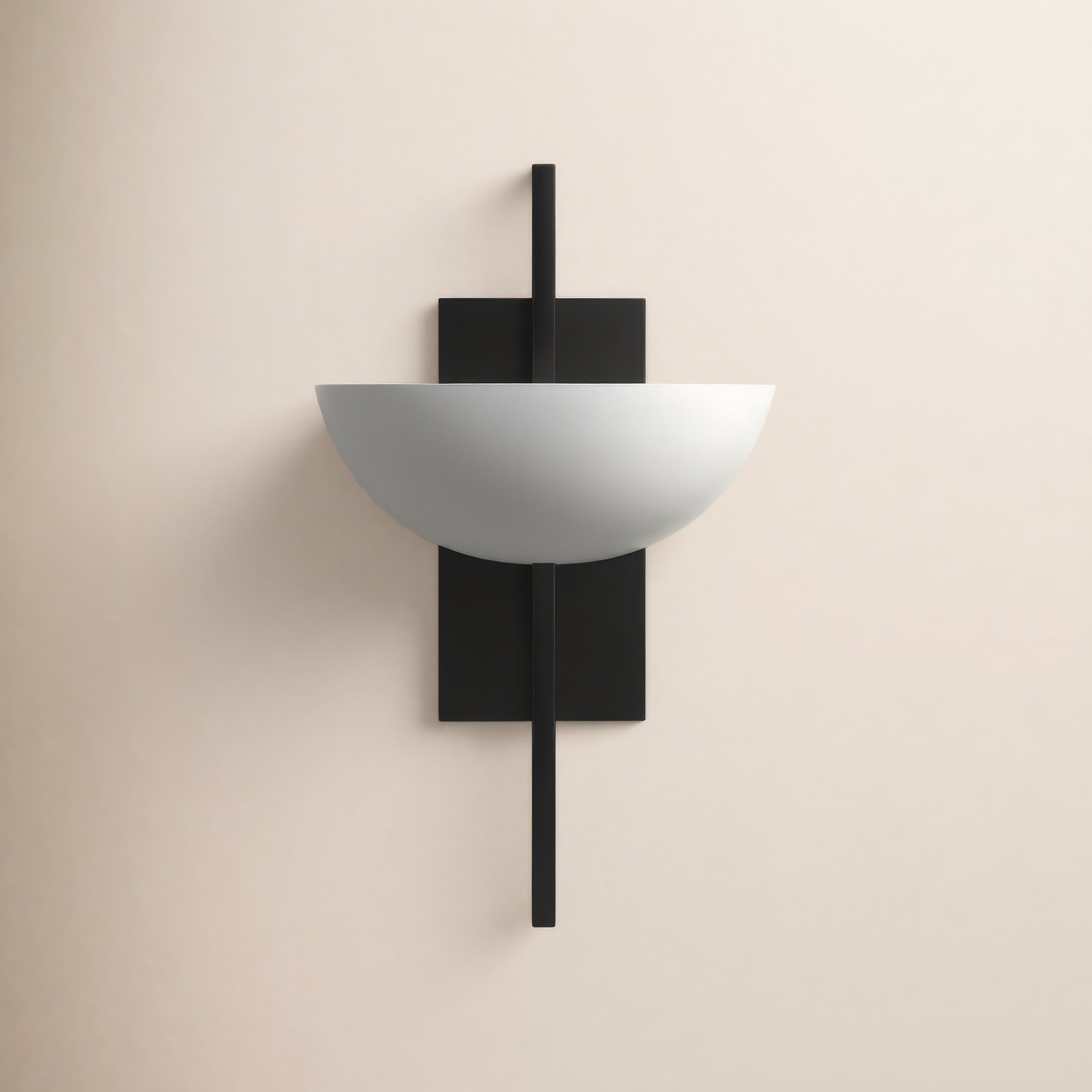 Chenery 1-Light Wall Sconce In Warm Brass, Black