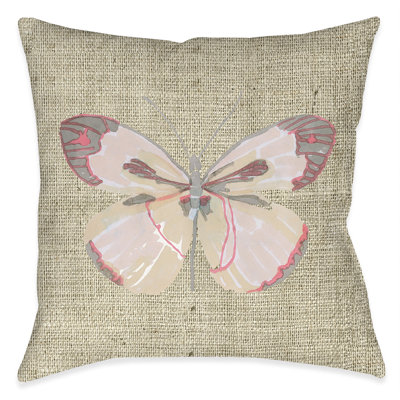 Sweet Butterfly Throw Pillow