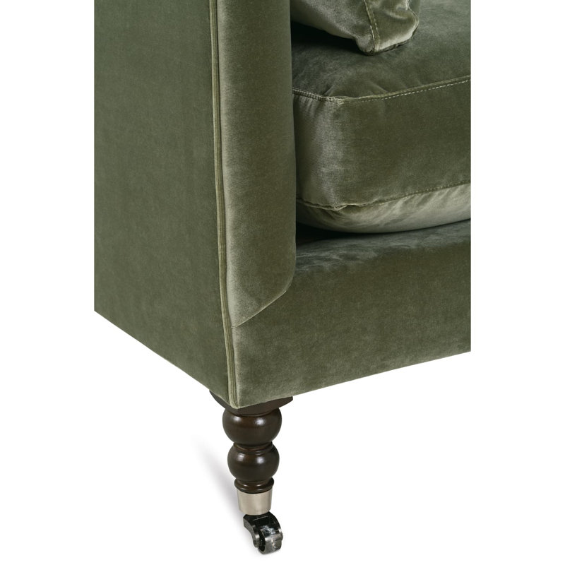 Madeline Sofa, Chocolate, Sage