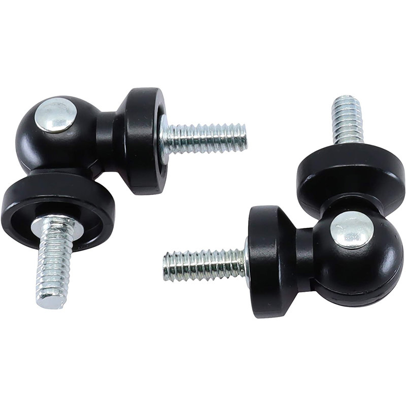 Meriville Hinged Elbow Connector, 2 pcs, 0.625", Black