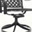 All-Weather Cast Aluminum Dining Set with Swivel Chairs and Umbrella Hole for Outdoor Enjoyment-176511445-180062277