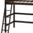 Wood Loft Bed With Ladder-533479506