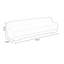 Banc rembourré beige-111988514