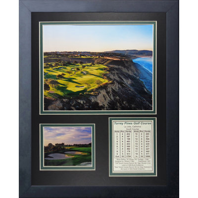 Souvenirs encadrée "torrey pin" golf course i