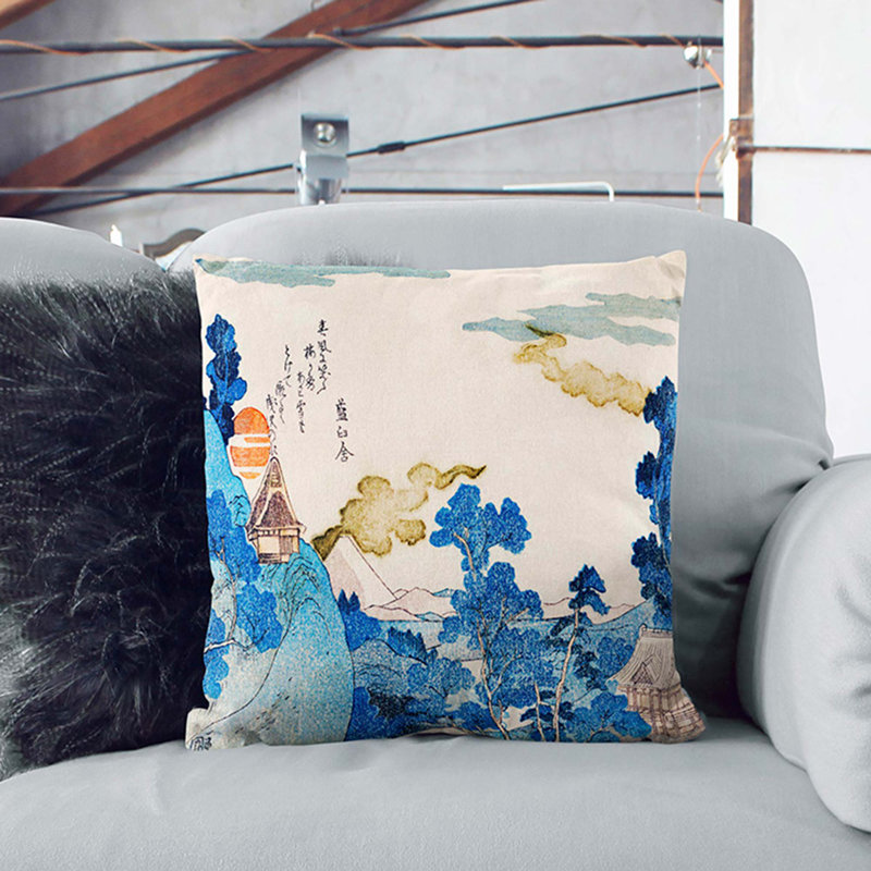 Square Throw Cushion, 55cm H x 55cm W x 20cm D, Stone