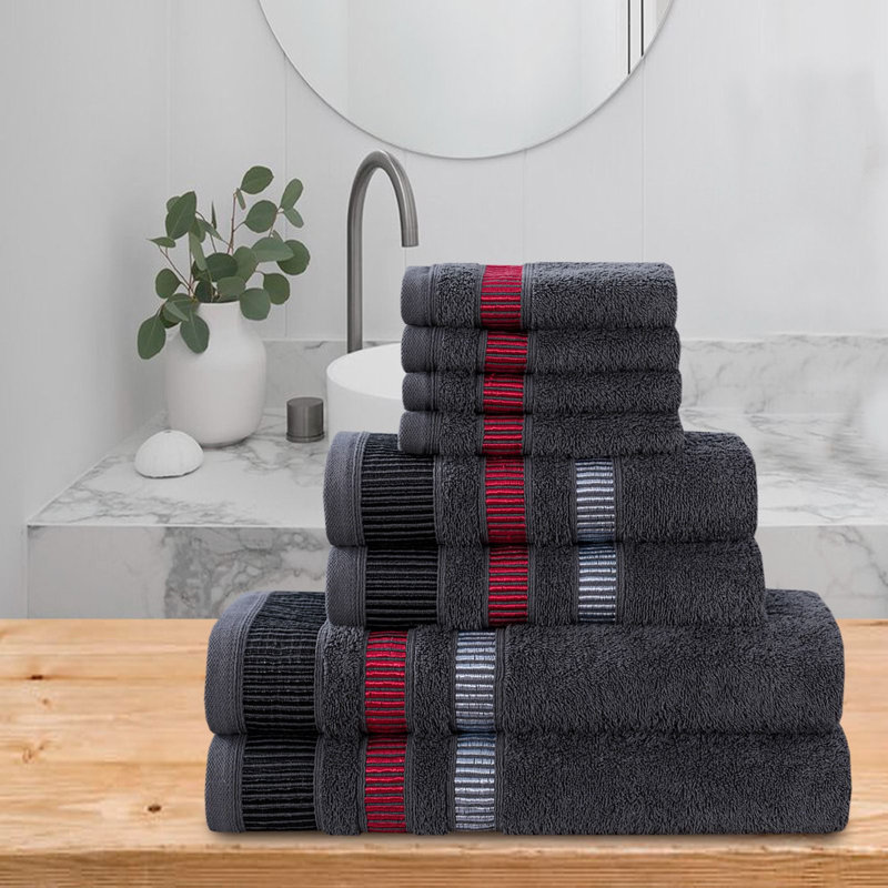 100% Cotton Mulit-Size Set, Charcoal