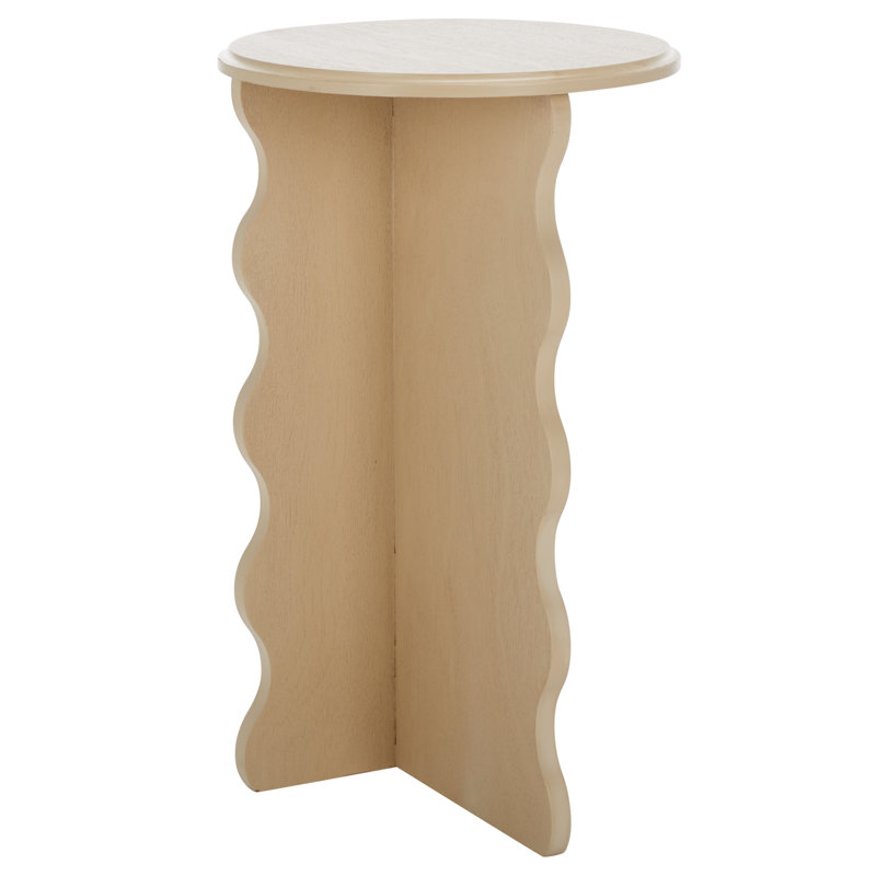 Michelo Wavy Accent Table, Natural