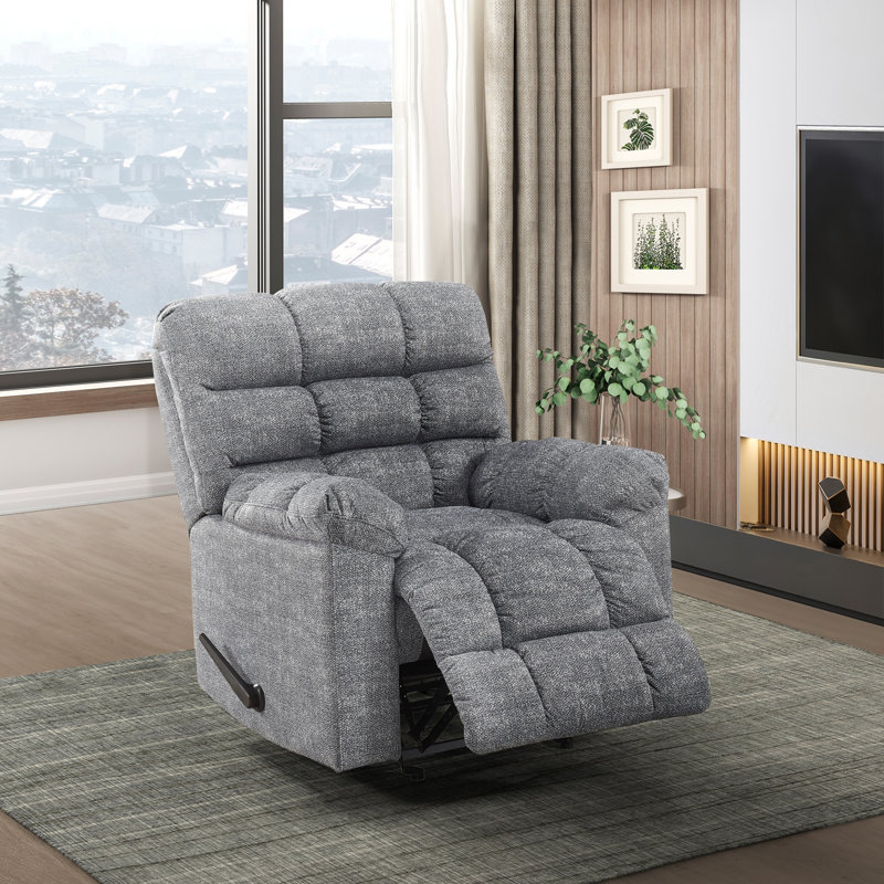 Fauteuil inclinable oscillant, gris, Grey