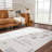 Kaamini Abstract Machine Washable Cream Area Rug-794385354