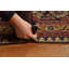Tapis unique en laine rouge de style années 1900 11 pi 0 po x 17 pi 2 po